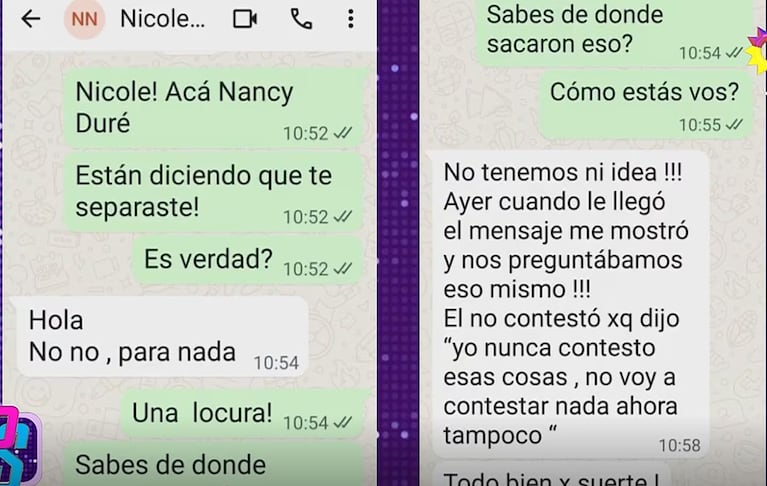 La sugerente respuesta de Nicole Neumann sobre la supuesta crisis con Manu Urcera