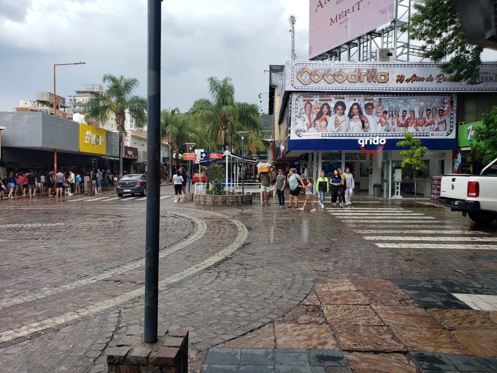 La tarde del martes en Carlos Paz se vio sorprendida por el granizo. Foto: Julieta Pelayo/El Doce.