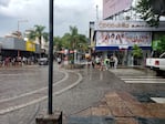 La tarde del martes en Carlos Paz se vio sorprendida por el granizo. Foto: Julieta Pelayo/El Doce.