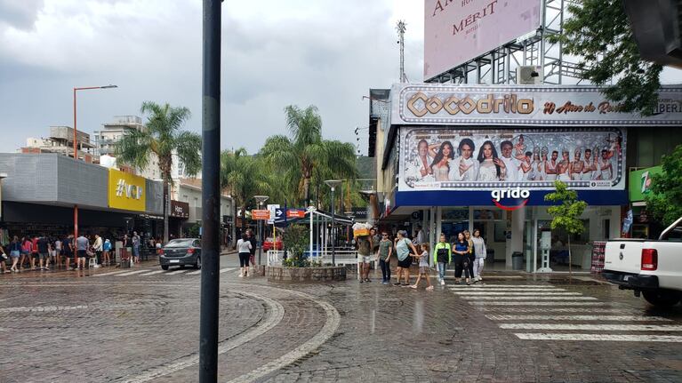 La tarde del martes en Carlos Paz se vio sorprendida por el granizo. Foto: Julieta Pelayo/El Doce.