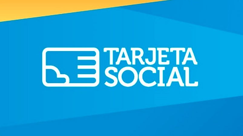 La Tarjeta Social aumenta a $1.300 desde febrero.