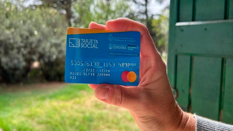 La Tarjeta Social es destinada a la compra de alimentos básicos en Córdoba.