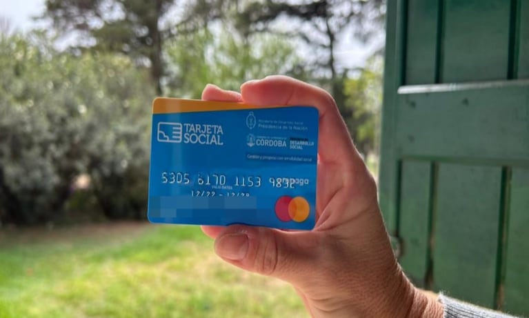 La Tarjeta Social es una asistencia a familias de la provincia de Córdoba.