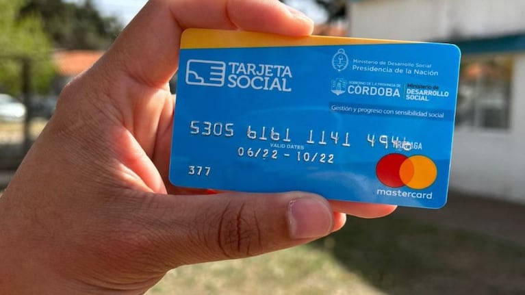 La Tarjeta Social mantiene el mismo monto que meses anteriores.