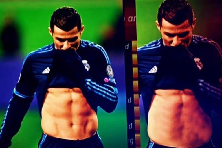 La televisión catalana photoshopeó los abdominales de Cristiano Ronaldo