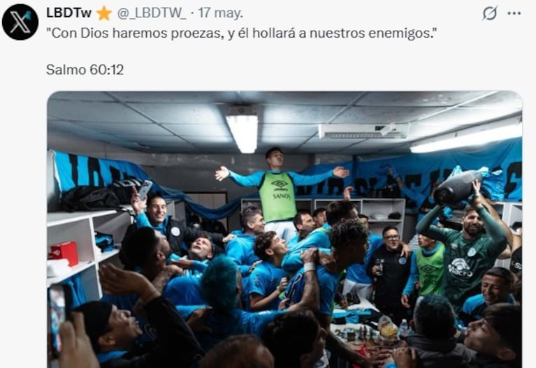 La tendencia viral en las redes sociales afines a Belgrano.