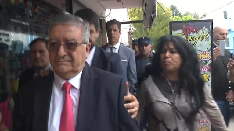 La tensa salida de Ortiz Pellegrini de Tribunales.