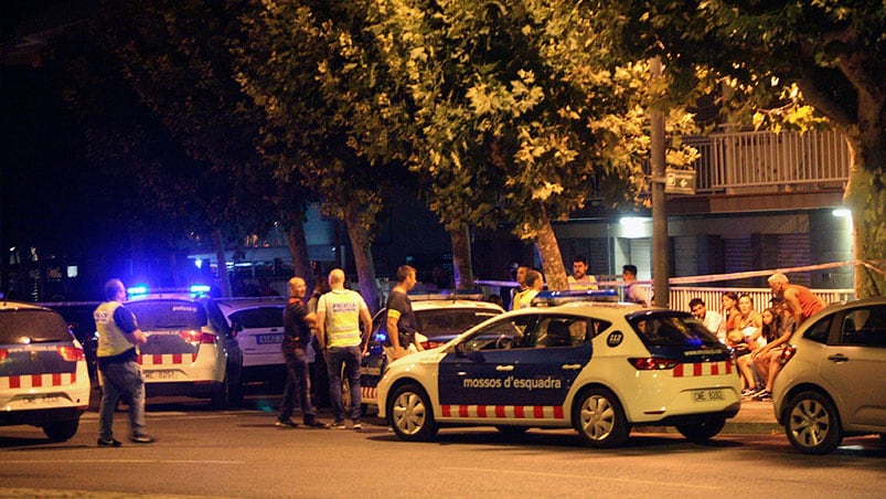 La tensión se trasladó a Cambrils, a 100 kilómetros de Barcelona.