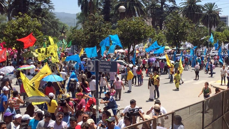 La tensión sigue en Jujuy tras la detención de Milagro Sala. 