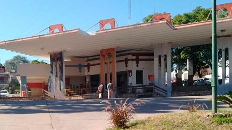 La terminal de Unquillo, el lugar en donde agredieron al joven de 18 años.
