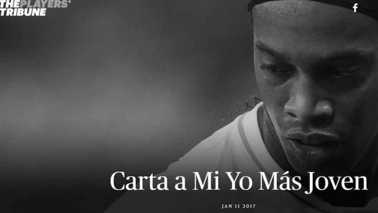 La tierna carta que Ronaldinho le dedicó a Messi