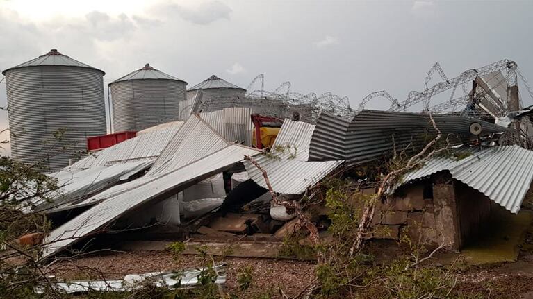 La tormenta azotó a la localidad de Río Primero y la zona rural.