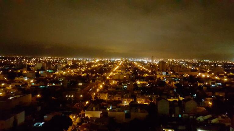 La tormenta en el cielo de Córdoba.