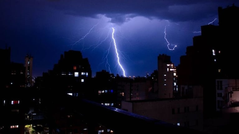 La tormenta en la ciudad de Córdoba. Foto: gentileza Eugenio Prince. 