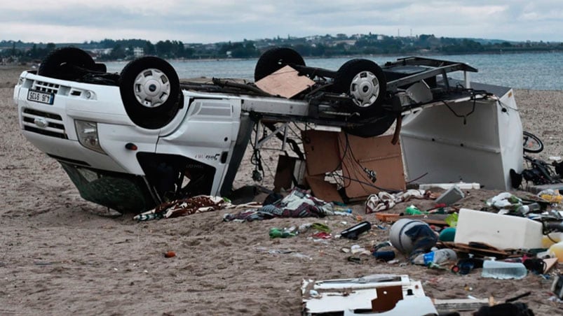 La tormenta generó muertes, caos y destrozos.