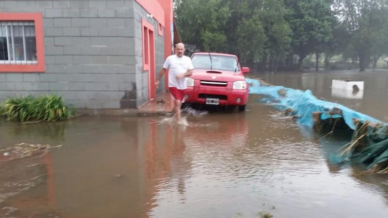 La tormenta provocó un desastre en el Valle de Paravachasca