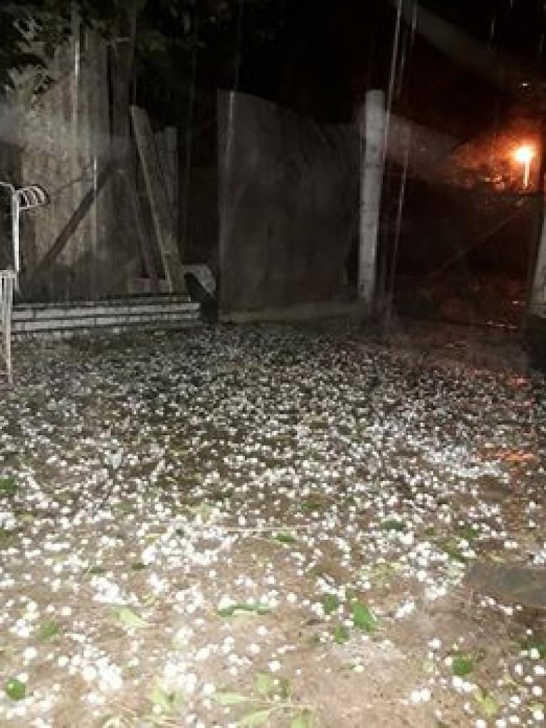 La tormenta trajo alivio y granizo