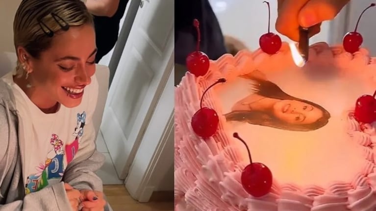 La torta de Tini escondía un detalle inesperado.
