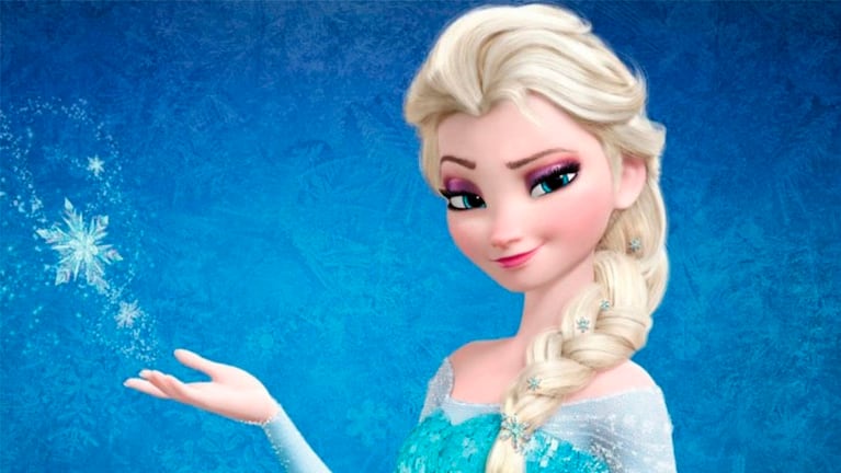 La torta era alusiva a Elsa, un personaje de Frozen.