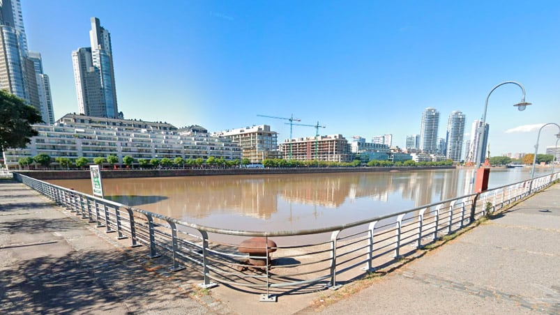 La tragedia ocurrió en el barrio de Puerto Madero.