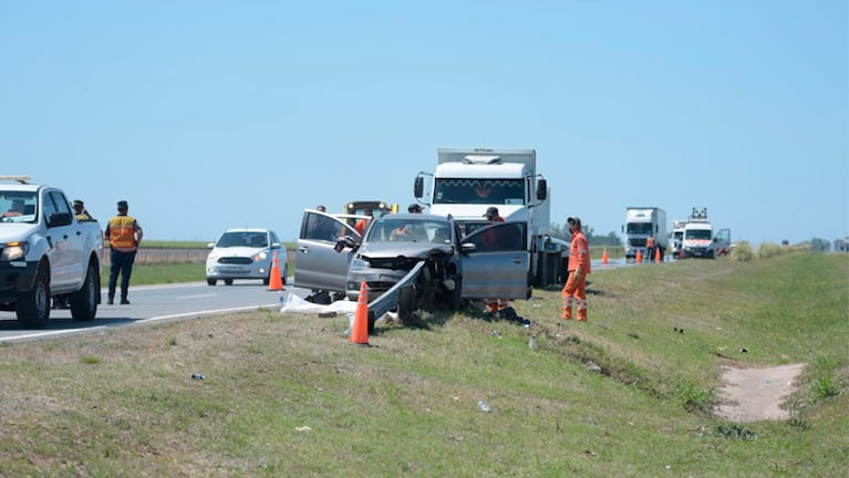 La tragedia ocurrió en la autopista Córdoba-Rosario. Foto: Lucio Casalla/El Doce.