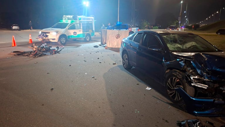 La tragedia ocurrió en la colectora interna de Circunvalación.