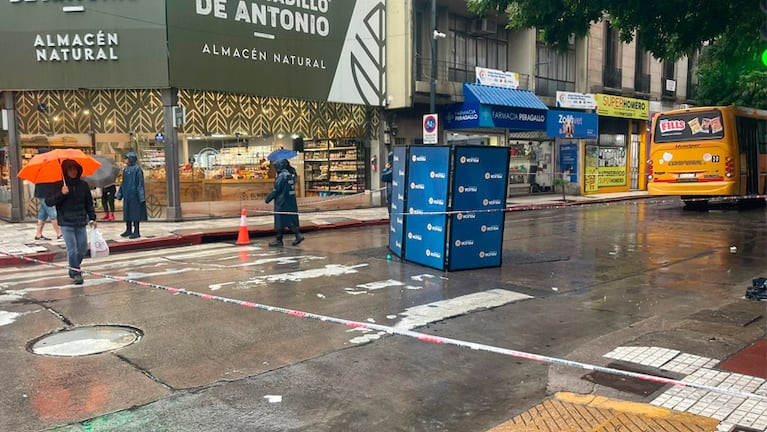 La tragedia ocurrió en la esquina de Vélez Sarsfield y 27 de Abril.