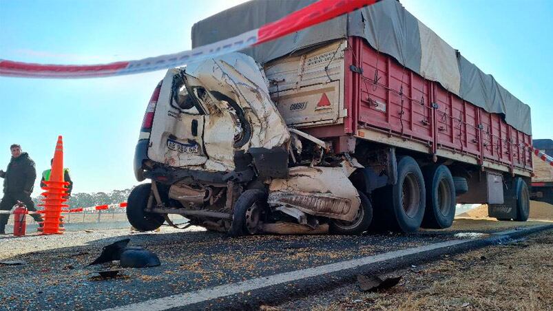 La tragedia ocurrió en la ruta 35, cerca de Malena.