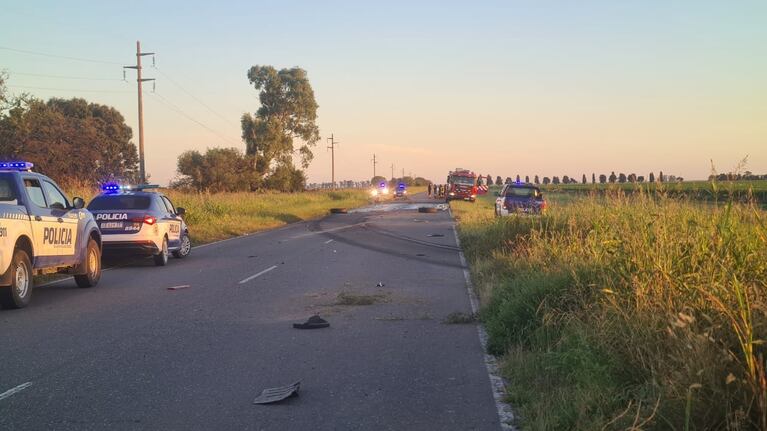 La tragedia ocurrió en la ruta provincial 3.