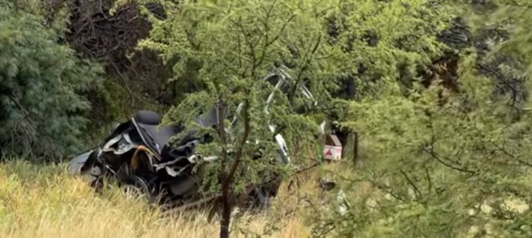 La tragedia ocurrió este domingo por la mañana, cuando la Ruta 60 estaba mojada.
