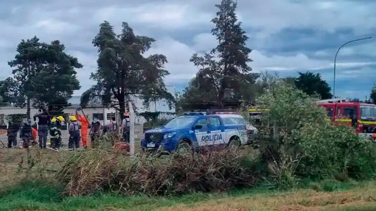 La tragedia se produjo en una fábrica ubicada sobre la ruta 10. Foto: El Diario del Pueblo - Río Primero.