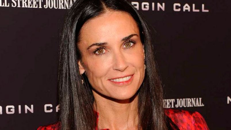 La transformación en el rostro de Demi Moore