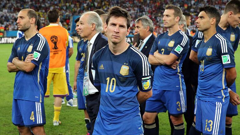 La tristeza de Messi, Sabella y el resto de la Selección.