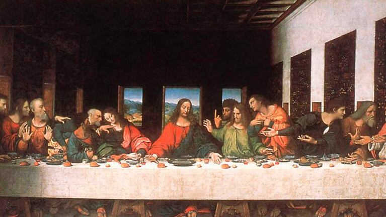 La Última Cena de Leonardo Da Vinci.