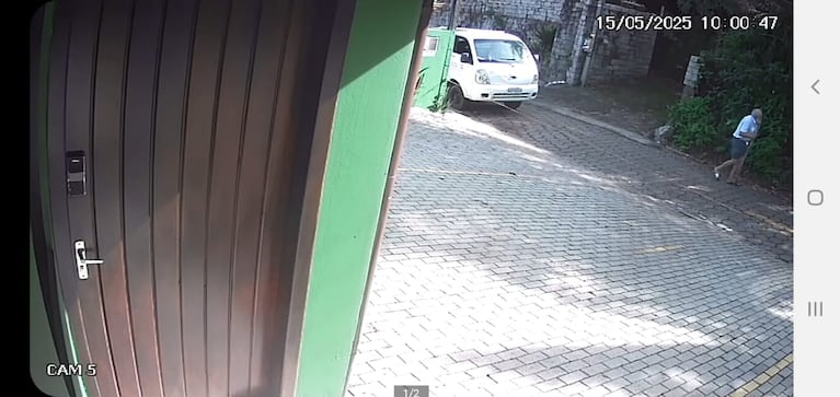 La última imagen de José antes de extraviarse.
