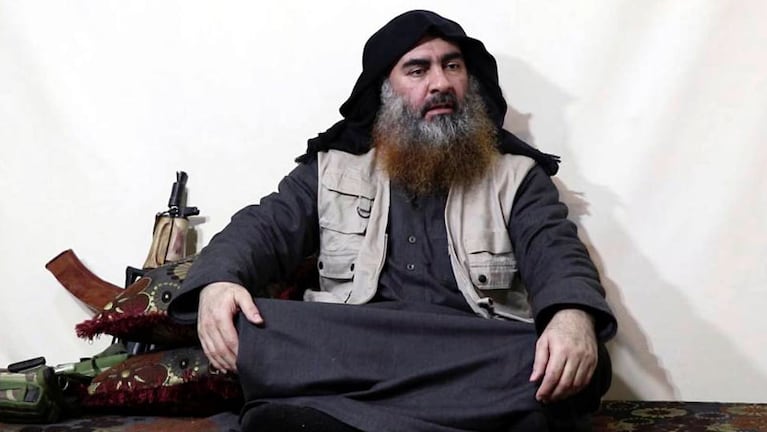 La última imagen pública del líder del ISIS, en abril de este año. / Foto: AFP