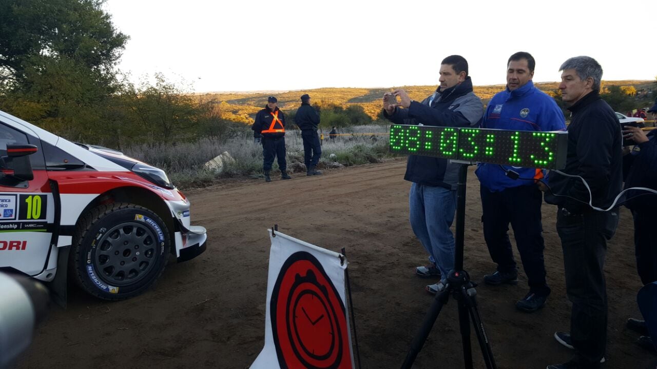 La última prueba antes del rally fue entre Carlos Paz y Cabalango. Foto: Sebastián Pfaffen.