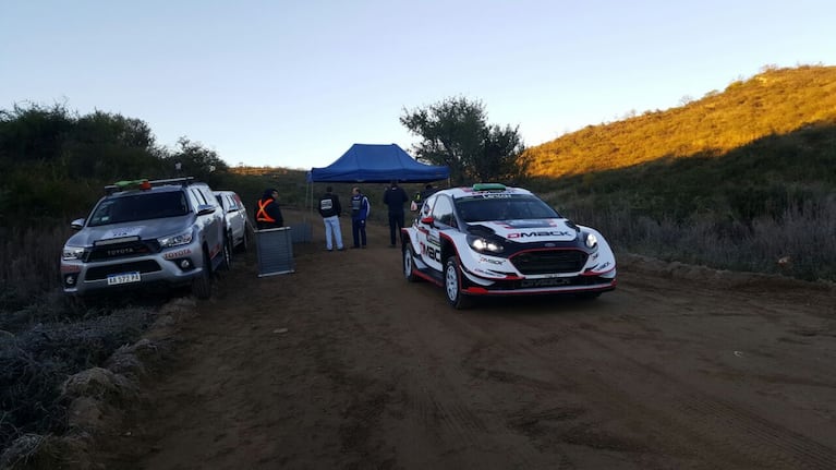 La última prueba antes del rally fue entre Carlos Paz y Cabalango. Foto: Sebastián Pfaffen.