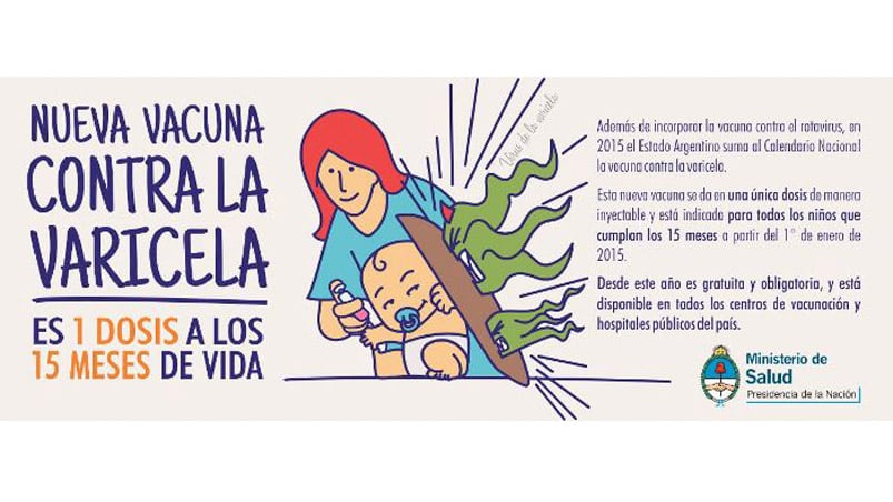 La vacuna contra la varicela formaría parte del Calendario Nacional de Vacunación de 2015 