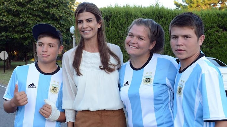 La versión deportiva de Juliana Awada 