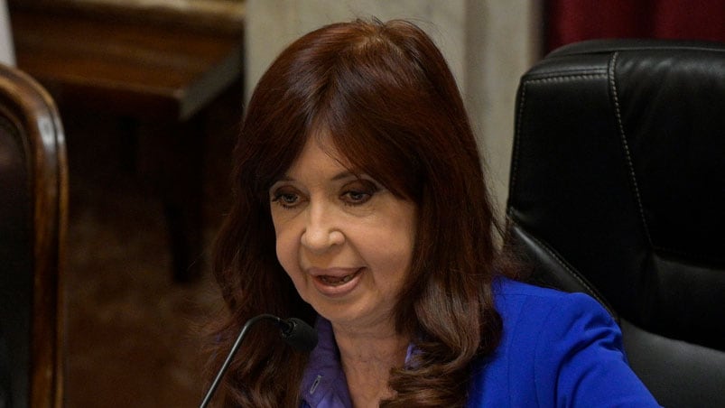 La vicepresidenta fue condenada a seis años de prisión.