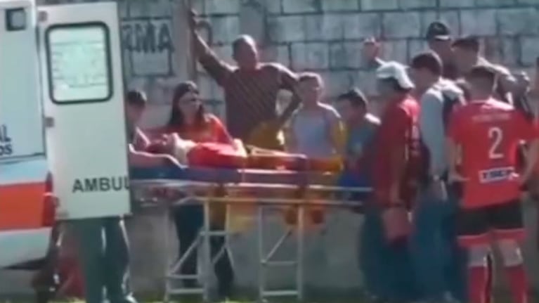 La víctima convulsionó justo después de golpearse.