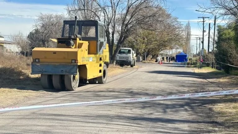 La víctima fue embestida por un rodillo neumático y murió en el lugar. (Foto: gentileza InfoYa.)