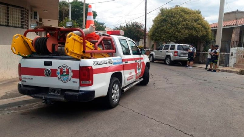 La víctima fue trasladada al hospital con una herida de bala en una pierna.