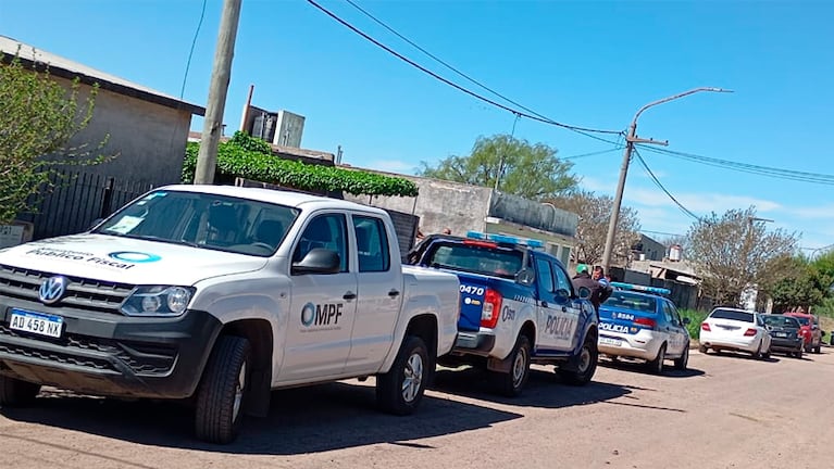 La víctima presentaba un golpe en la cabeza. Foto: Radio Alcira Gigena FM 107.5.