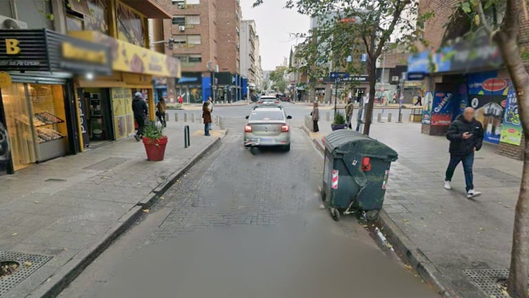 La víctima trabaja en un comercio ubicado a metros del bulevar Chacabuco.