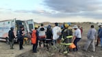 La víctima tuvo que ser trasladada en ambulancia al hospital. Foto: Policía.