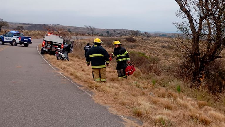 La víctima viajaba con un grupo de motociclistas.