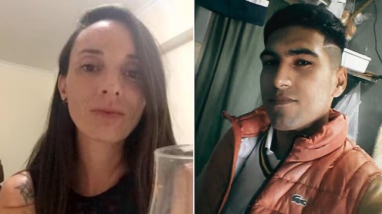 La víctima y el femicida de Campana.