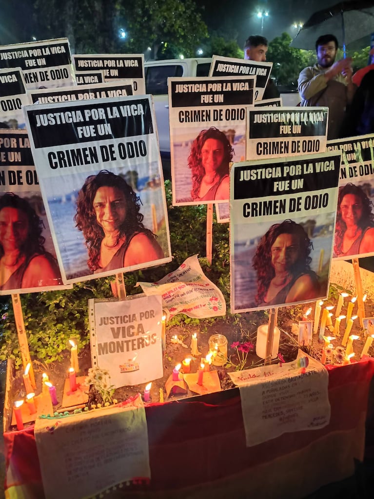 La vigilia realizada el 19 de abril en Tribunales de Córdoba.